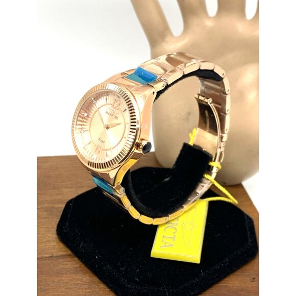 Invicta Women's Watch 28332 Angel Quartz Rose Gold Tone Stainless Steel 35mm - Picture 2 of 14